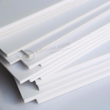 Tablero de espuma de papel blanco de ambos lados para publicidad / tablero de espuma KT