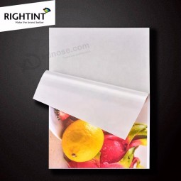20 sheets standard 8.5x11'' letter size strong adhesion self adhesive matte white inkjet printable vinyl