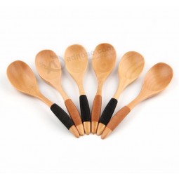 High-quality bamboo wood natural environmental protection  made bamboo wood spoon custom LOGO