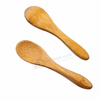 Cucchiaino ecologico mini cucchiaino di bambù mini cucchiaio di legno Mini cucchiaino da gelato in legno
