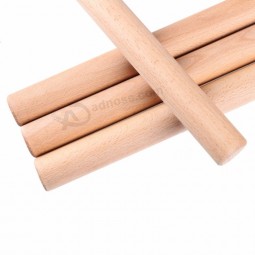 rodillo de madera maciza de alta calidad al por mayor de madera de haya