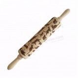 FI2-025 New style Wooden rolling pin with different  Design