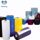 China Lieferant Kunststoff transparente Farbe PVC Vinylfolie