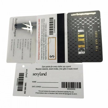 Fabricante promoção personalizada cr80 30 ml de espessura vip lealdade plástico branco pvc id adesão presente impressão cartão de visita