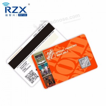 Tarjeta de PVC de regalo de banda magnética profesional de impresión personalizada