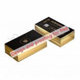 Edge Color Gold Foil Printing Paper Business Card