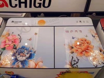Большая реклама УФ планшетный принтер ПВХ многоцветный 3d печатная машина цена