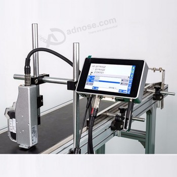 impresora industrial de inyección de tinta con pantalla táctil, pulverización automática, fecha de caducidad térmica, codificación por lotes