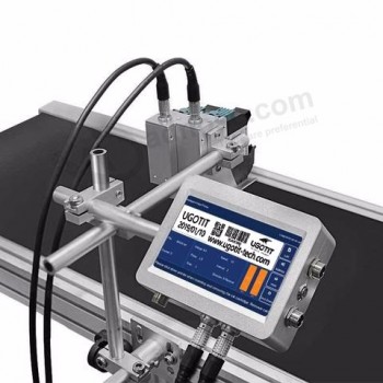 industrial serial code expiry date printing machine ink jet lot number printer for PP hdpe PET plastic bottles PVC pipe tube