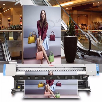 kingjet 3.2 m impressora de grande formato automática de solvente de eco de vinil de banner flexível