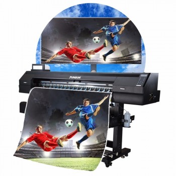 2000 dólares Eco-solvente de gran formato de la máquina de impresión de lienzo fotográfico etiqueta grande de vinilo de publicidad de la impresora