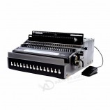 8808 Electric 3:1 double wire and plastic comb binding machine 2 in 1 with foot pedal