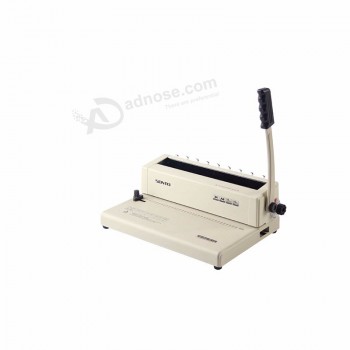Hot sale pingda W12 300mm A4 size manual book binding machine for office