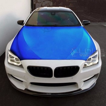 satin matte blue chrome Air release bubble free DIY Car vinyl wrap film sticker 24