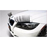 3D sexy magic car decoration headlight fake eyelashes car lashes sticker for mini cars