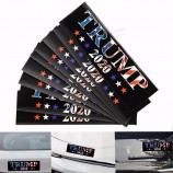 Дональд Трамп Для президента 2020 бампер кузова Автомобильная наклейка оптом ПВХ водонепроницаемый стикер Тр