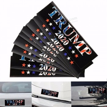 donald trump For president 2020 bumper body Car sticker wholesale PVC waterproof sticker trump