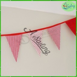 polyester flags & banners material and pennant style fabric bunting