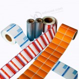 Security Clear Adhesive Custom Roll Label Sticker