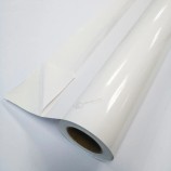 可打印的自粘乙烯基100微米贴纸PVC乙烯基广告贴纸