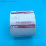 etiqueta adhesiva de papel de embalaje etiqueta de impresión / etiqueta térmica de supermercado
