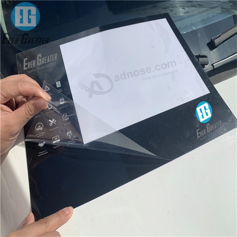 Eco-Friendly clear Window static Cling sticker Static cling Pocket