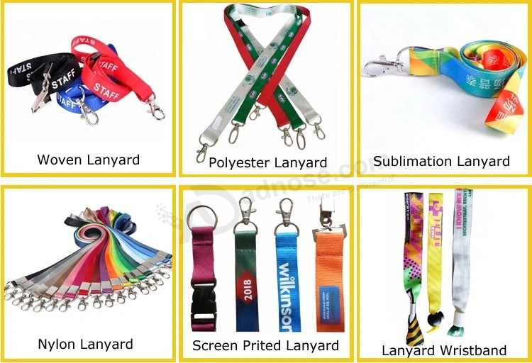 Hoge kwaliteit Custom printing Staff Lanyard / Woven Lanyard
