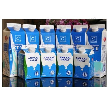 Scatole da imballaggio per latte con succo di acqua per alimenti liquidi asettici da 1000 ml