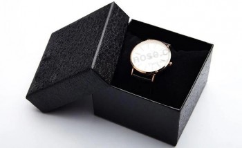 Scatola per orologio da regalo in carta da copertina con motivo lichee, scatola per imballaggio per orologi