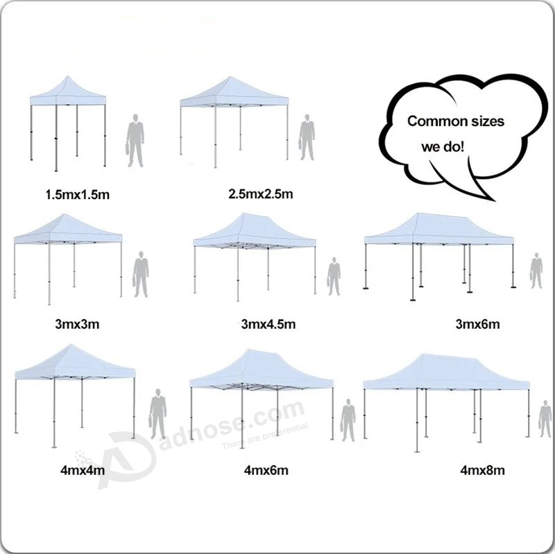 3X3m折叠雨棚流行广告贸易展帐篷