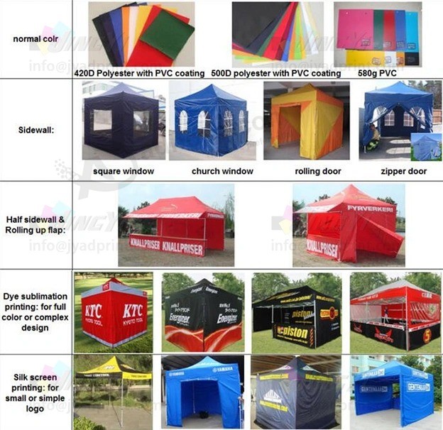 Outdoor Folding Aluminum Alloy Frame Advertising Trade Show Event Tent
