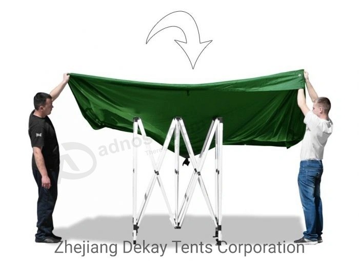 Evento fieristico personalizzato Pubblicità pieghevole tenda stampata con stampa digitale personalizza logo