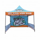 custom aluminum alloy trade show event advertising folding printed tent 3x3