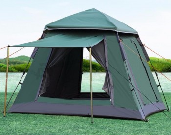 自动弹出式野营帐篷易于设置4至5人即时家庭露营帐篷