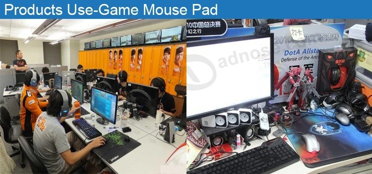 Custom Full Color Printing Overlocking Edge Gaming Mouse Pad