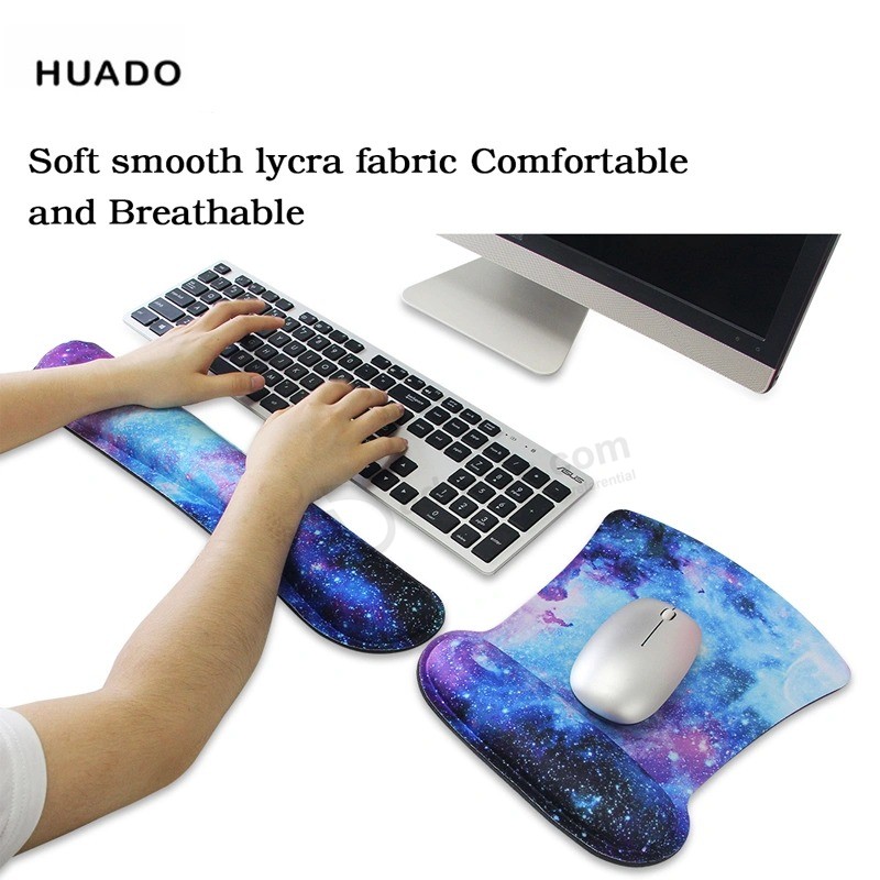 Keyboard Memory Foam Durable Wrist Rest Mouse Pad