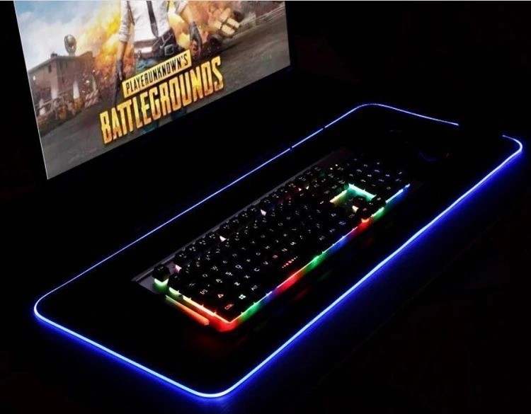 LED Light Shinning Gaming Mouse Pad with Wireless Charging