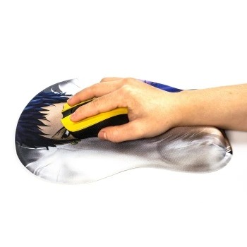 3D Animation Sexy Pectorales Printing Gel Wrist Rest Mouse Pad