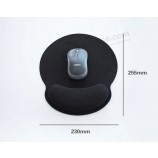 Super venda de design personalizado e formato de borracha de espuma com memória para descanso de pulso mouse pad