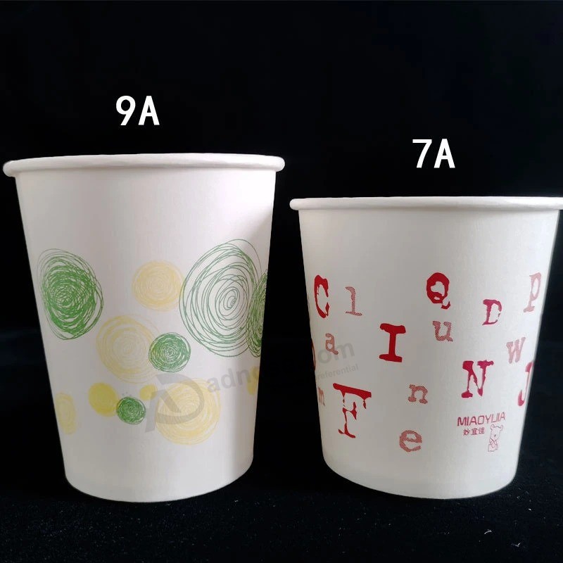 사용자 정의 디자인 일회용 종이 컵 커피 컵 수락