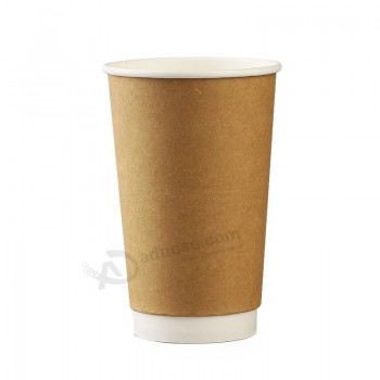 Bicchiere di carta monouso biodegradabile compostabile stampata in PLA per caffè