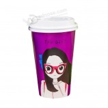 custom printed double wall paper coffee Cup with Lid