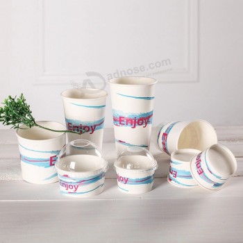 disposable custom logo printed cold drink paper Cup