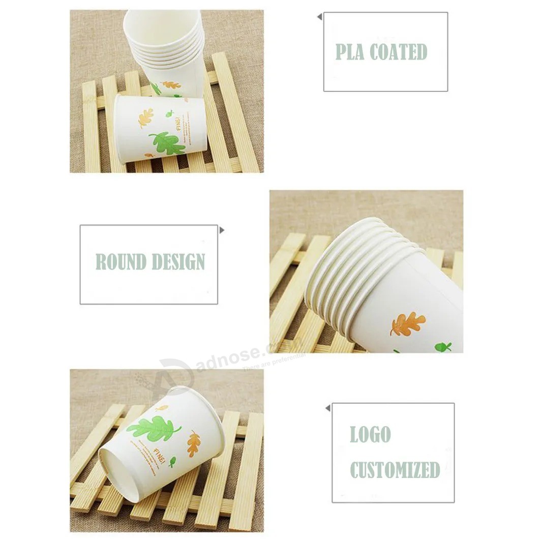 Custom Disposable Biodegradable Coffee Paper Cup