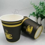 Logotipo personalizado impreso taza de papel de té / café caliente