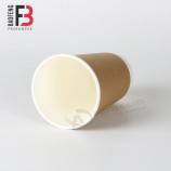 bicchieri di carta da caffè personalizzati stampati 8 once 16 once tazza doppia parete per bevanda calda con coperchio