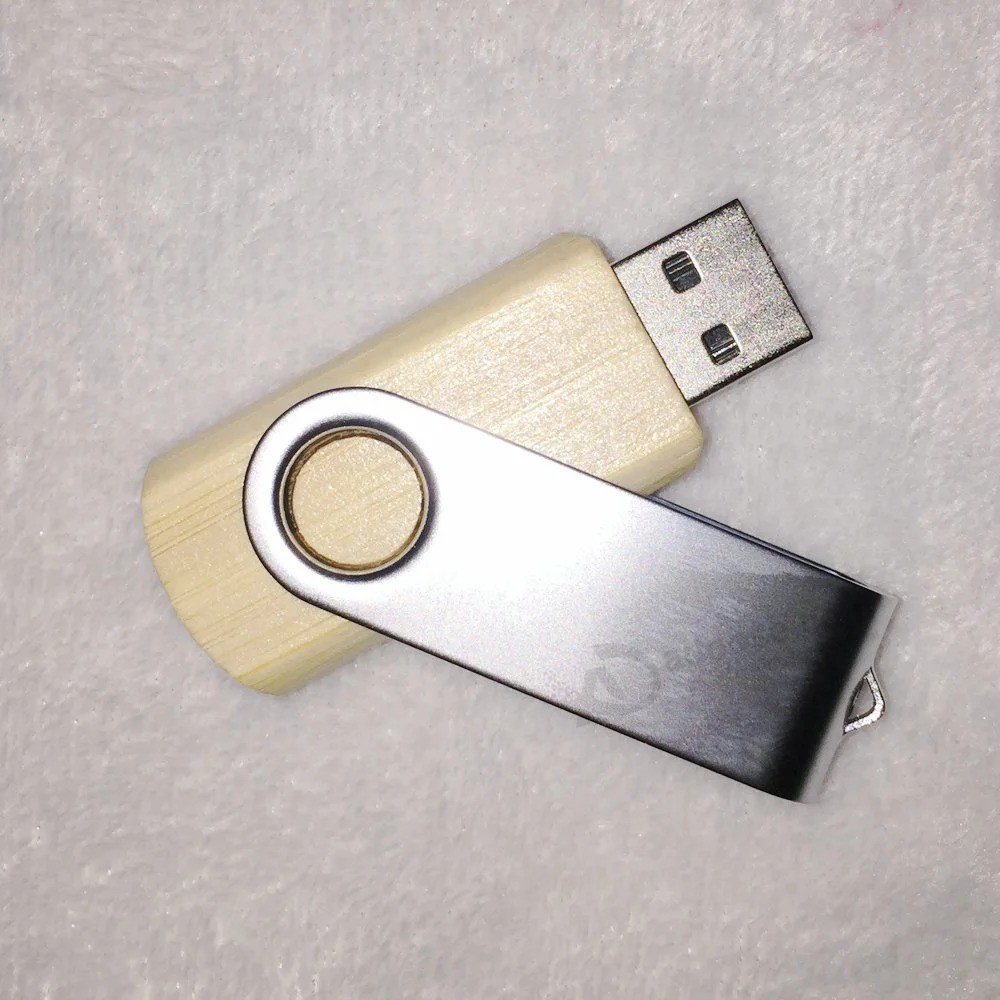Über 10 Stück Kostenloses benutzerdefiniertes Logo Schnelle Geschwindigkeit 64 GB Bambus USB-Stick USB-Stick 32 GB 16 GB 8 GB USB-Stick 4 GB Bambus Pendrive U Disk