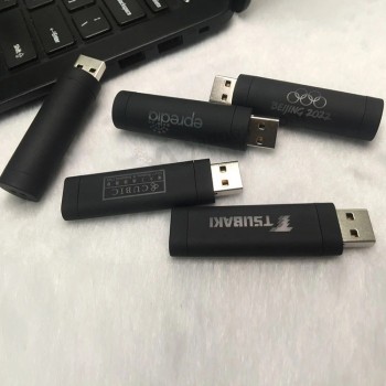promozionale personalizzato in metallo popolare flash drive USB memory stick memoria disco su chiave luminescente in plastica
