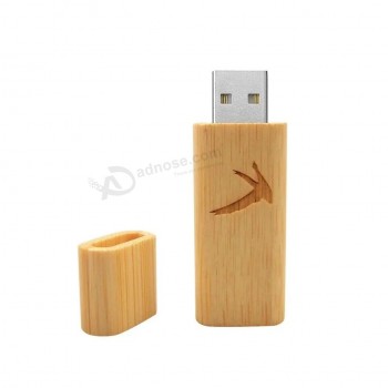2020木质Pen USB闪存盘2GB 4GB 8GB 16gb 32gb 64gb USB磁盘，带有自定义徽标