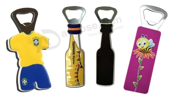 New Sale Exquisite PVC Fridge Magnet Bottle Opener